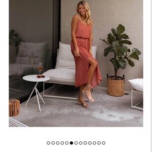 Easy Clothes Terracotta Maxi Dress